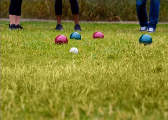 Jeu de pétanque jeu de plein air résine 107mm boule de pétanque Pallio
